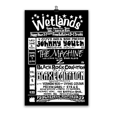 Wetlands Preserve Flyer Poster - June 1990