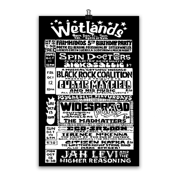 Wetlands Preserve Flyer Poster - October 1990