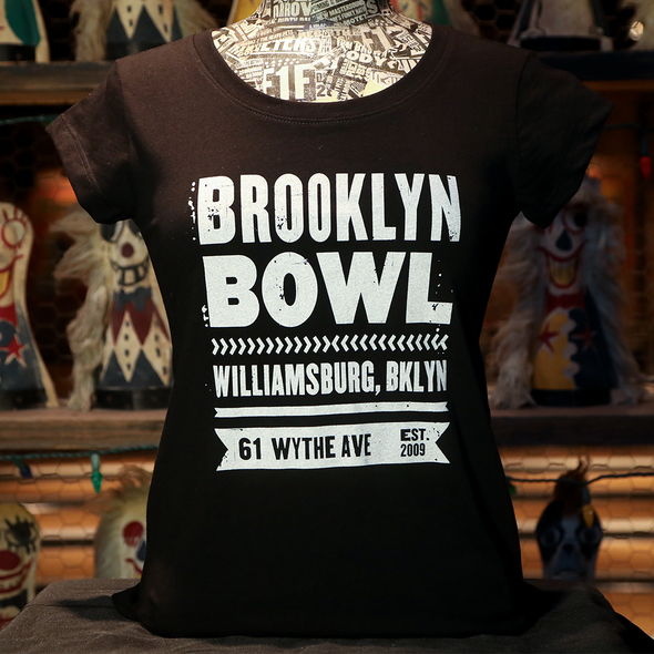 Brooklyn Bowl Williamsburg Women's Poster T-Shirt